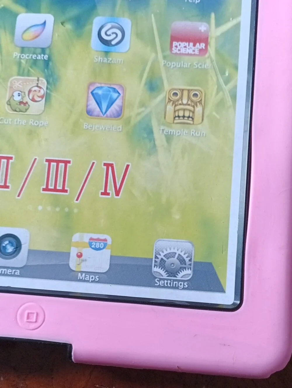 Protective Pink Tablet Case with Camera Access
